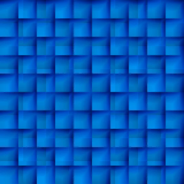 Modèle de texture sans couture de couleur bleue sous la forme de cellules — Image vectorielle