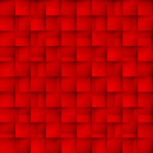 Modèle de texture sans couture de couleur rouge sous la forme de cellules — Image vectorielle