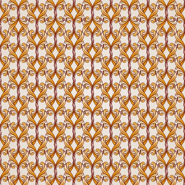 金藤的形式无缝抽象花卉图案 — 图库矢量图片