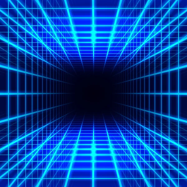 Espace de grille dimensionnel — Image vectorielle
