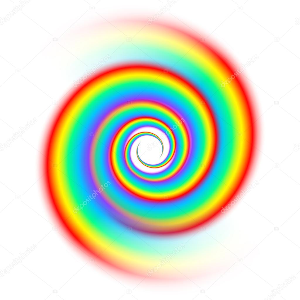 Rainbow spiral spectrum