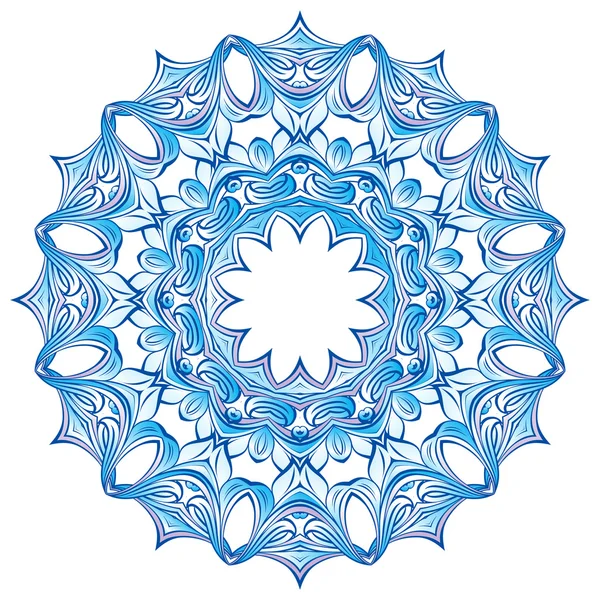 Blå snöflinga design — Stock vektor