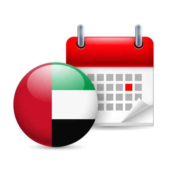 Icono del día nacional en uae — Archivo Imágenes Vectoriales