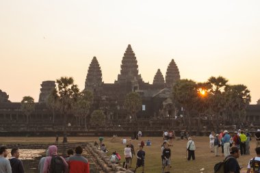 Sunrise Angkor Wat, Kamboçya Siem biçmek