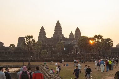 Sunrise Angkor Wat, Kamboçya Siem biçmek