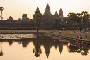 Sunrise Angkor Wat, Kamboçya Siem biçmek