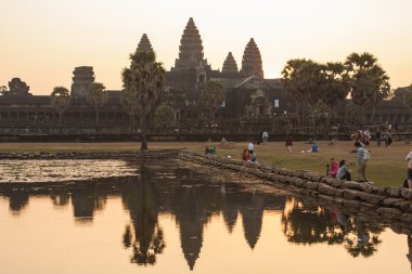 Sunrise Angkor Wat, Kamboçya Siem biçmek