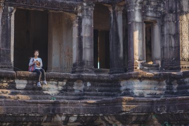 Sunrise Angkor Wat, Kamboçya Siem biçmek