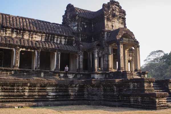 Sunrise in Angkor Wat, Siem Reap Cambodja — Stockfoto