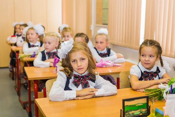Вересня перший-день знань в Росії. — стокове фото