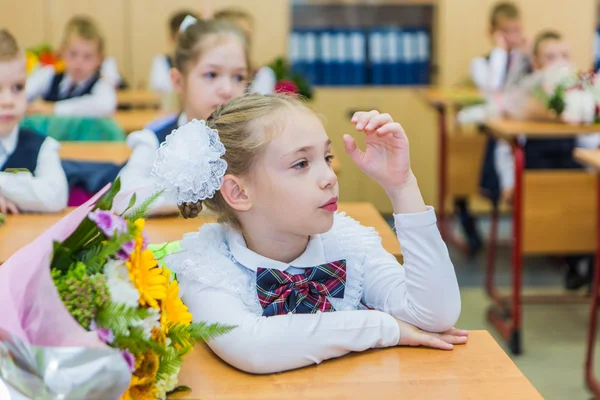 Szeptember első-a nap a tudás Oroszországban. — Stock Fotó