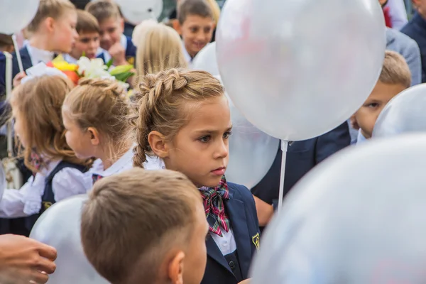 ロシアにおける知識の 9 月の最初の日. — ストック写真