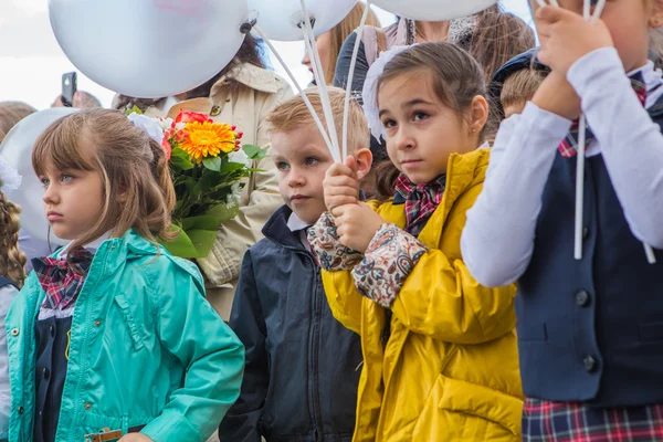 Primo settembre - il giorno della conoscenza in Russia . — Foto Stock