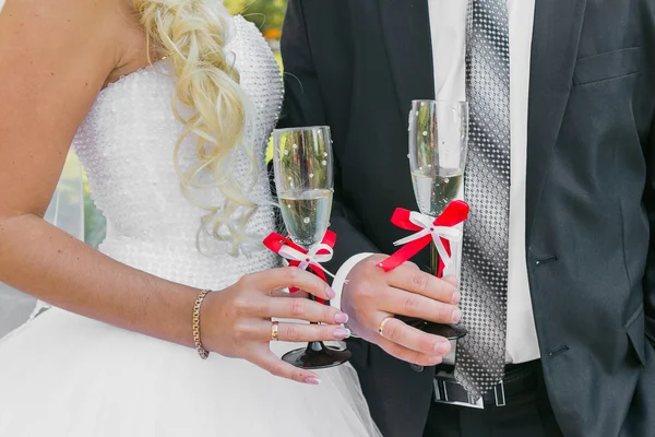 Wedding couple. The bride and groom. — Stock Photo, Image