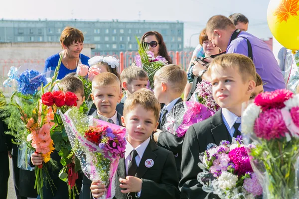 September first-the day of knowledge in Russia. — Stock Photo, Image