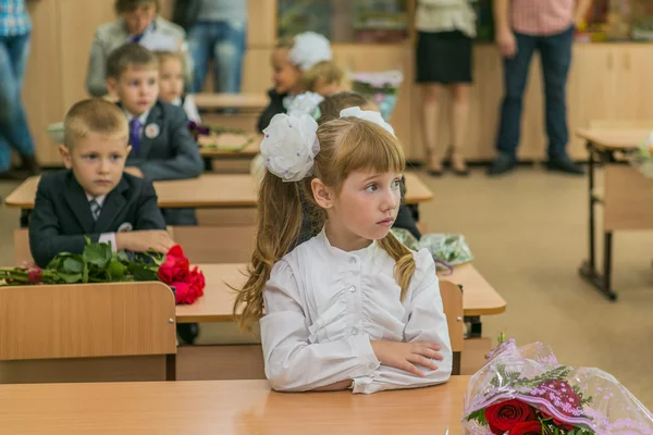 September eerste-de dag van kennis in Rusland. — Stockfoto