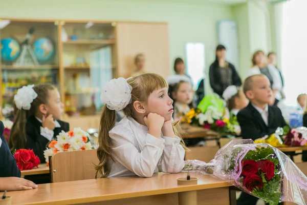 Szeptember első-a nap a tudás Oroszországban. — Stock Fotó