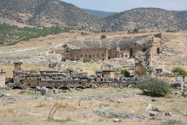 Antike Stadt Hierapolis — Stockfoto