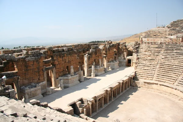 Theater im antiken Hierapolis, Türkei — Stockfoto