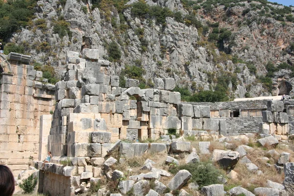 Anfiteatro antico a Myra, Turchia — Foto Stock