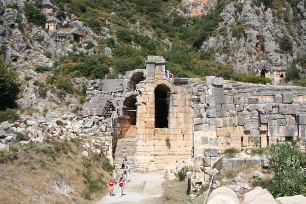 Antikes Amphitheater in Myra, Türkei — Stockfoto