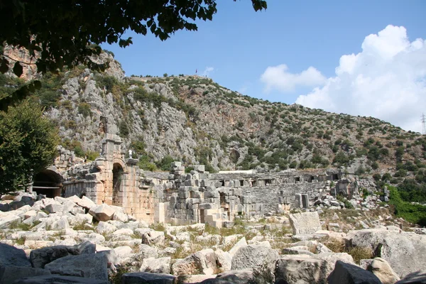 Anfiteatro antiguo en Myra, Turquía — Foto de Stock