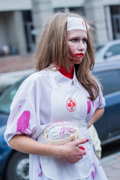 Zombie parade. — Stock Photo, Image