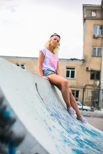 Retrato de uma menina de swag — Fotografia de Stock