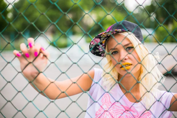 Retrato de uma menina de swag — Fotografia de Stock