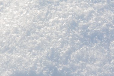 Beyaz kar doku.