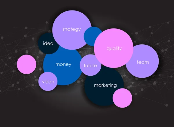 Infográficos de negócios vetoriais — Vetor de Stock