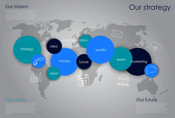 Wektor biznesu infografiki — Wektor stockowy