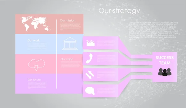 Elementos infográficos vetoriais — Vetor de Stock