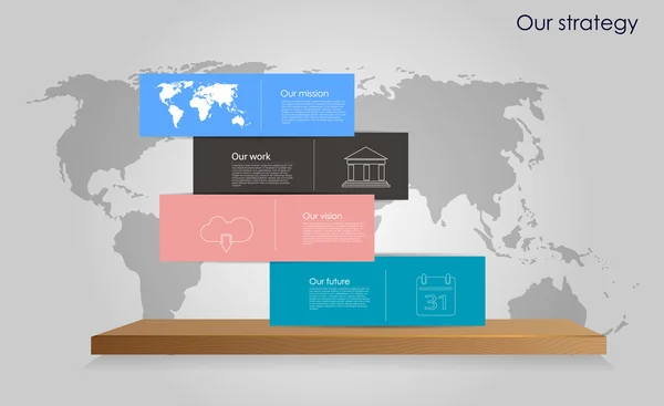 Vektorové business infografiky — Stockový vektor