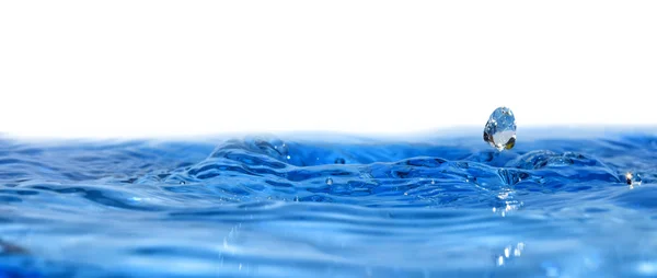 Wassertropfen und Spritzer — Stockfoto