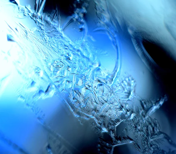 Abstract blue background - Ice — Stock Photo, Image