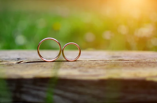 Anéis de casamento — Fotografia de Stock