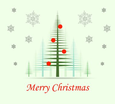 Vektör Noel ağacı