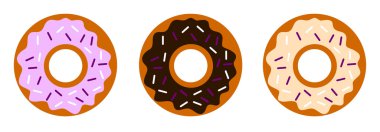 Vektör lezzetli börekler