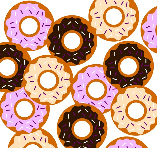 Vector tasty donuts — Stock Vector