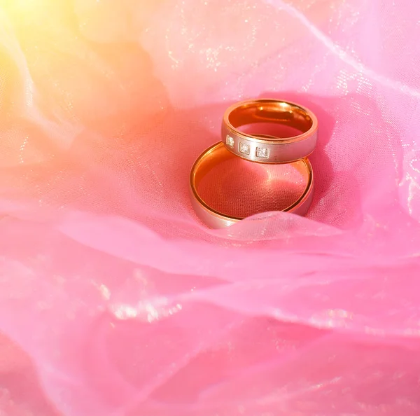 Anillos de boda Fondo — Foto de Stock