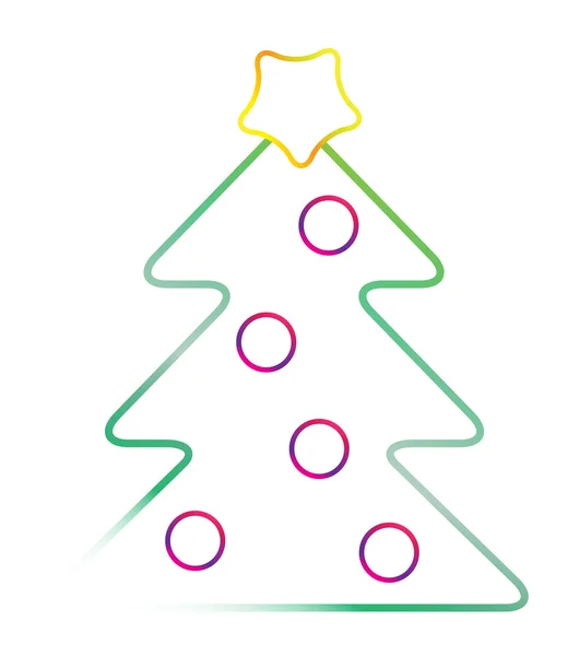 Vektör Noel ağacı — Stok Vektör