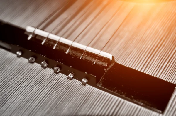 Detalhe de uma guitarra — Fotografia de Stock