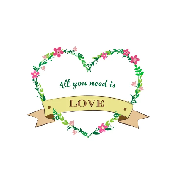 All you need is love — Stock Vector