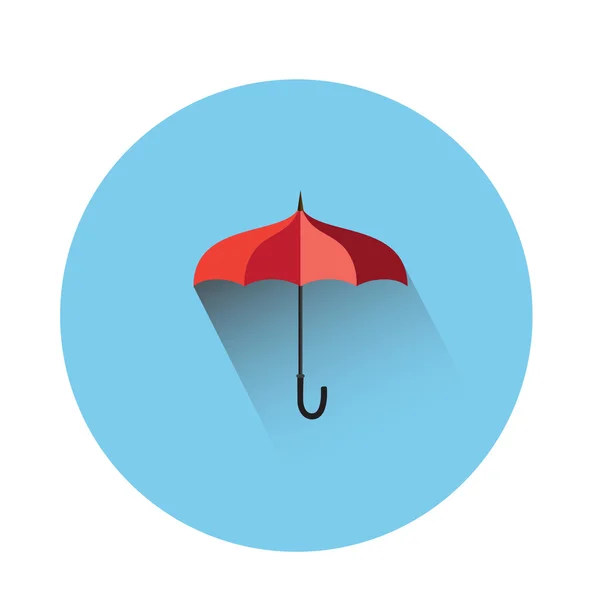 Зонтичная плоская икона — стоковый вектор