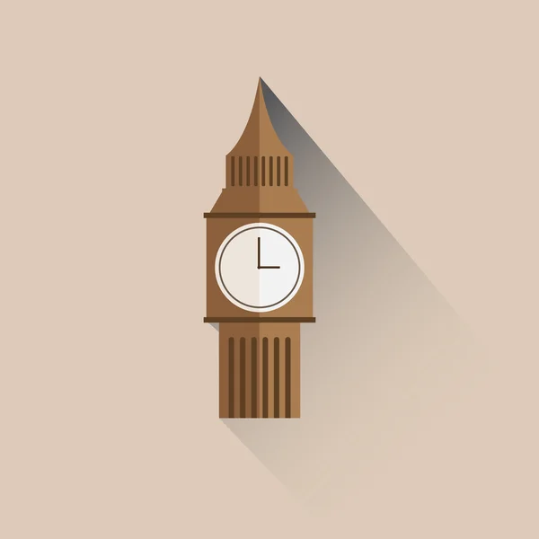 Big Ben icono — Vector de stock