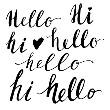 El-harflerle kelimeler kümesi Merhaba