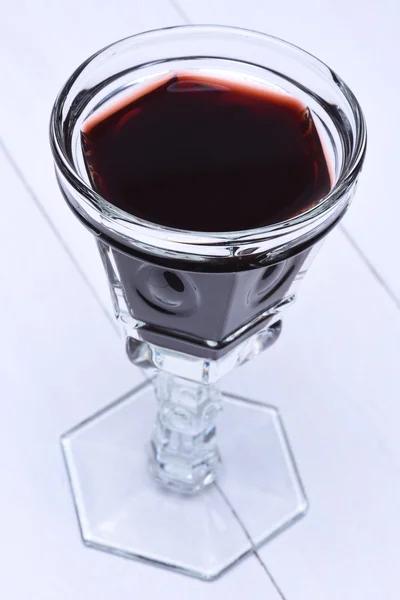 Bicchiere di vino rosso — Foto Stock