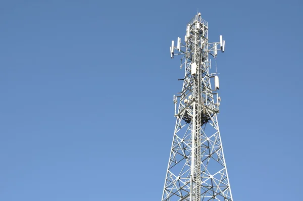 Telecommunication , red  tower — Stock Photo, Image