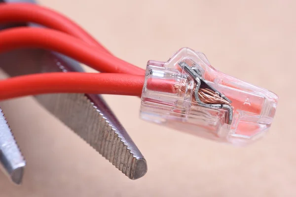 Ferramentas para eletricista — Fotografia de Stock